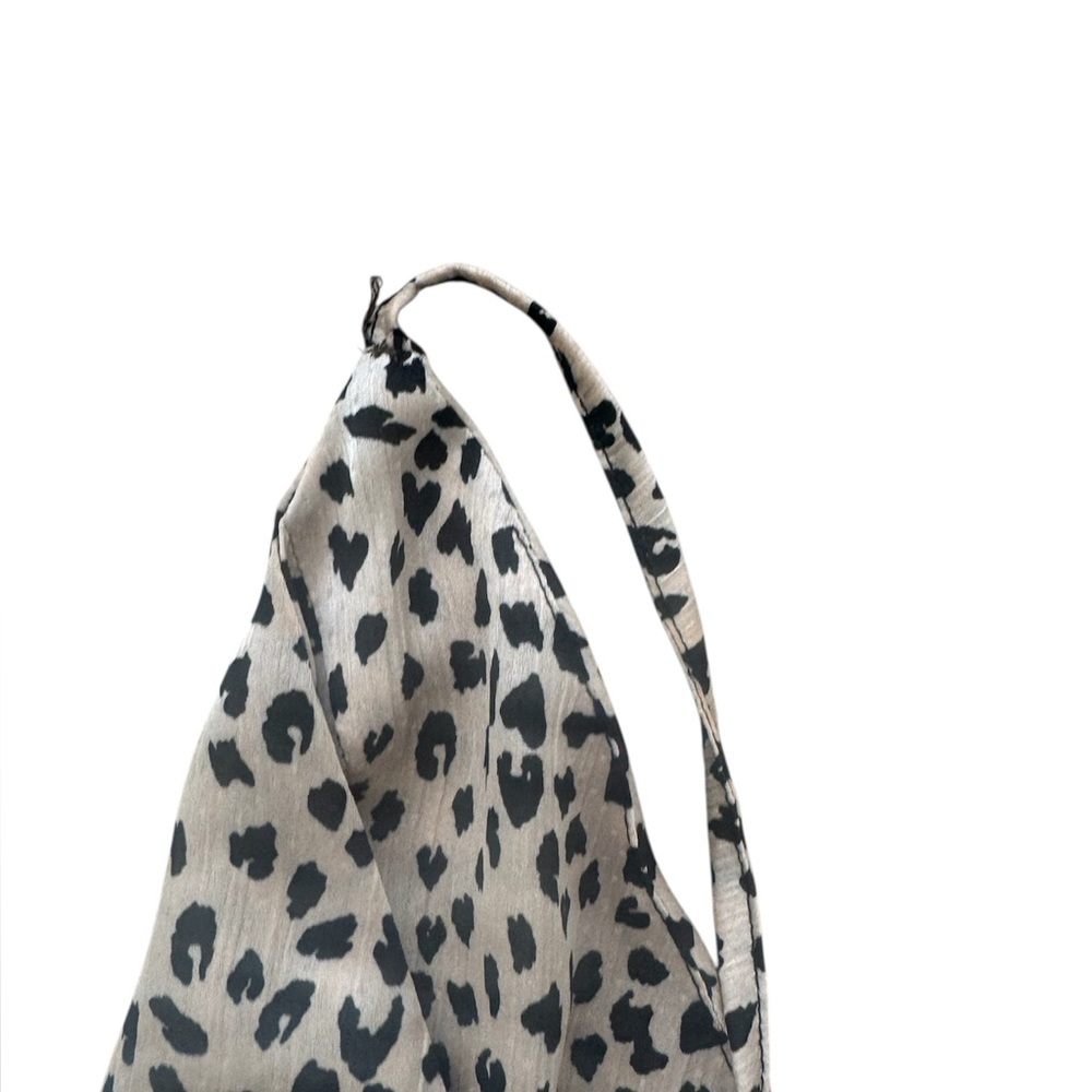Cupshe Ayana Lace-up Backless Maxi Slip Dress - Leopard Print - NWT - Size XL - Picture 7 of 7